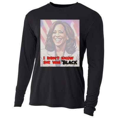 Kamala Black Trump Meme Trend Cooling Performance Long Sleeve Crew