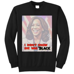 Kamala Black Trump Meme Trend Tall Sweatshirt