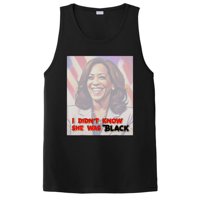 Kamala Black Trump Meme Trend PosiCharge Competitor Tank