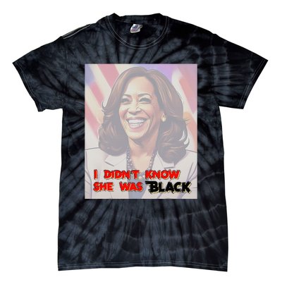 Kamala Black Trump Meme Trend Tie-Dye T-Shirt