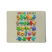 Kids Back To School Types Of Dinosaurs Alphabet Identification Mousepad