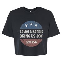 Kamala Bring Us Joy Kamala Harris 2024 Bella+Canvas Jersey Crop Tee