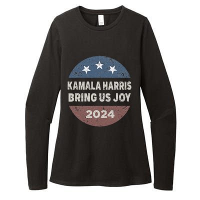 Kamala Bring Us Joy Kamala Harris 2024 Womens CVC Long Sleeve Shirt