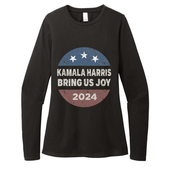 Kamala Bring Us Joy Kamala Harris 2024 Womens CVC Long Sleeve Shirt