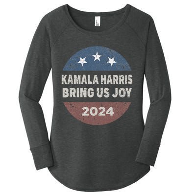 Kamala Bring Us Joy Kamala Harris 2024 Women's Perfect Tri Tunic Long Sleeve Shirt