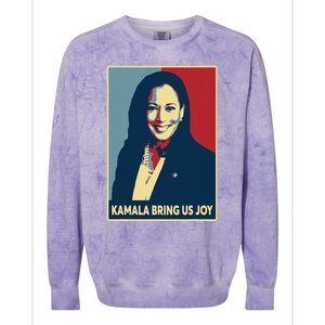 Kamala Bring Us Joy Voting Kamala Harris For President 47th Colorblast Crewneck Sweatshirt