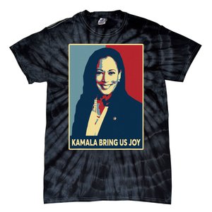 Kamala Bring Us Joy Voting Kamala Harris For President 47th Tie-Dye T-Shirt