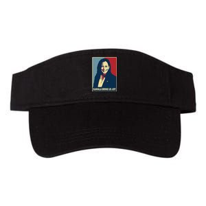 Kamala Bring Us Joy Voting Kamala Harris For President 47th Valucap Bio-Washed Visor