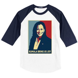 Kamala Bring Us Joy Voting Kamala Harris For President 47th Baseball Sleeve Shirt