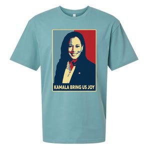 Kamala Bring Us Joy Voting Kamala Harris For President 47th Sueded Cloud Jersey T-Shirt