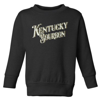 Kentucky Bourbon Vintage Whiskey Lover Kentucky Bourbon Toddler Sweatshirt