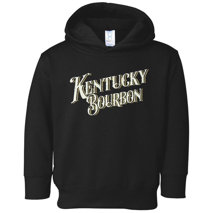 Kentucky Bourbon Vintage Whiskey Lover Kentucky Bourbon Toddler Hoodie