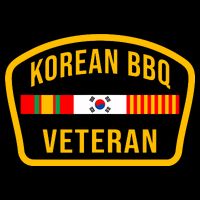 Korean Bbq Veteran Funny Food Lover Gym Cheat Day Military Bucket Hat