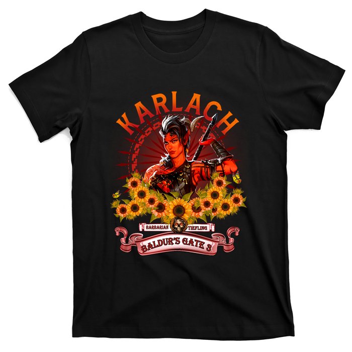 Karlach Barbarian Vintage Karlach BaldurS Gate 3 T-Shirt