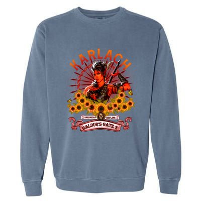 Karlach Barbarian Vintage Karlach BaldurS Gate 3 Garment-Dyed Sweatshirt