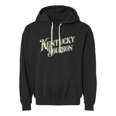 Kentucky Bourbon Vintage Whiskey Lover Kentucky Bourbon Garment-Dyed Fleece Hoodie