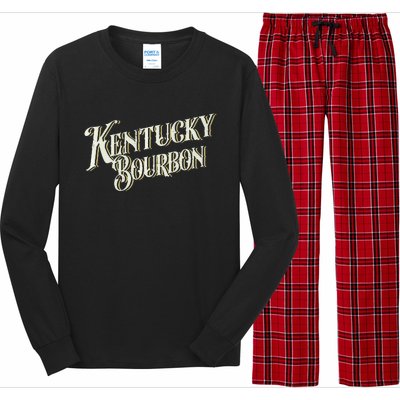 Kentucky Bourbon Vintage Whiskey Lover Kentucky Bourbon Long Sleeve Pajama Set