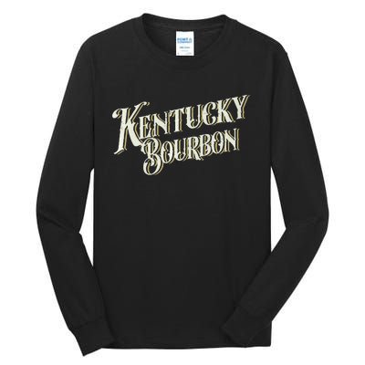 Kentucky Bourbon Vintage Whiskey Lover Kentucky Bourbon Tall Long Sleeve T-Shirt