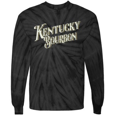 Kentucky Bourbon Vintage Whiskey Lover Kentucky Bourbon Tie-Dye Long Sleeve Shirt