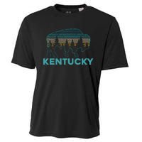 Kentucky Bison Vintage American Buffalo Souvenir Gift Cooling Performance Crew T-Shirt