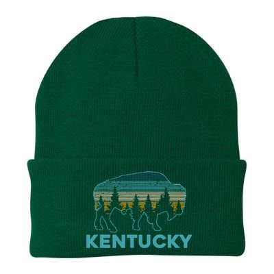 Kentucky Bison Vintage American Buffalo Souvenir Gift Knit Cap Winter Beanie