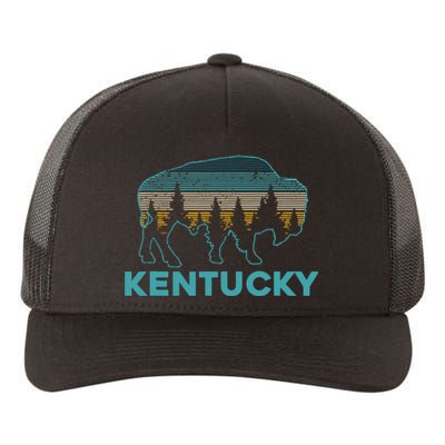 Kentucky Bison Vintage American Buffalo Souvenir Gift Yupoong Adult 5-Panel Trucker Hat