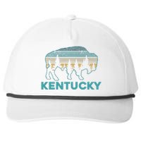 Kentucky Bison Vintage American Buffalo Souvenir Gift Snapback Five-Panel Rope Hat