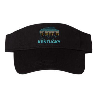 Kentucky Bison Vintage American Buffalo Souvenir Gift Valucap Bio-Washed Visor