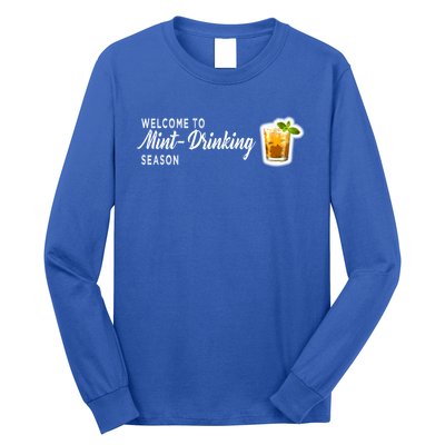 Kentucky Bourbon Whiskey Mint Julep Derby Day Ing Gift Long Sleeve Shirt