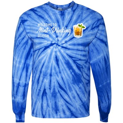 Kentucky Bourbon Whiskey Mint Julep Derby Day Ing Gift Tie-Dye Long Sleeve Shirt