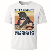 Kitty Biscuits We Knead Em You Need Em Cats Baking Cooling Performance Crew T-Shirt