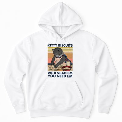 Kitty Biscuits We Knead Em You Need Em Cats Baking Hoodie