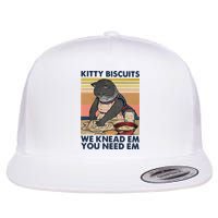 Kitty Biscuits We Knead Em You Need Em Cats Baking Flat Bill Trucker Hat