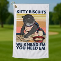 Kitty Biscuits We Knead Em You Need Em Cats Baking Golf Towel