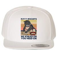 Kitty Biscuits We Knead Em You Need Em Cats Baking Wool Snapback Cap