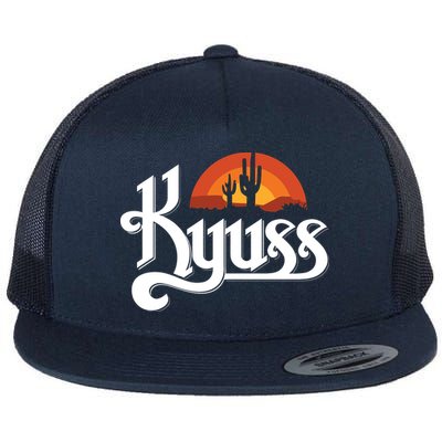 Kyuss Black Widow Stoner Rock Queens Of The Stone Age Clutch Flat Bill Trucker Hat