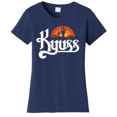 Kyuss Black Widow Stoner Rock Queens Of The Stone Age Clutch Women's T-Shirt