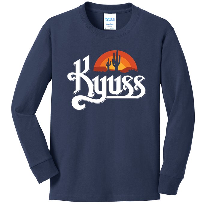 Kyuss Black Widow Stoner Rock Queens Of The Stone Age Clutch Kids Long Sleeve Shirt