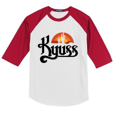 Kyuss Black Widow Stoner Rock Queens Of The Stone Age Clutch Kids Colorblock Raglan Jersey