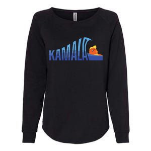 Kamala Blue Wave Over Trump Harris For President Womens California Wash Sweatshirt