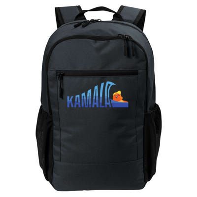 Kamala Blue Wave Over Trump Harris For President Daily Commute Backpack