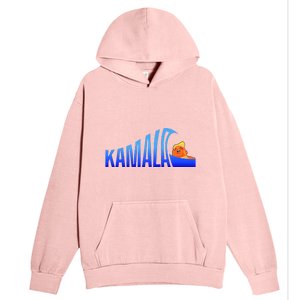 Kamala Blue Wave Over Trump Harris For President Urban Pullover Hoodie