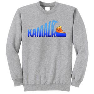 Kamala Blue Wave Over Trump Harris For President Tall Sweatshirt