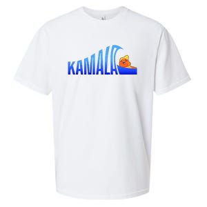 Kamala Blue Wave Over Trump Harris For President Sueded Cloud Jersey T-Shirt