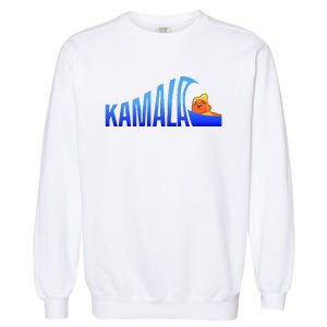 Kamala Blue Wave Over Trump Harris For President Garment-Dyed Sweatshirt