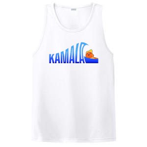 Kamala Blue Wave Over Trump Harris For President PosiCharge Competitor Tank