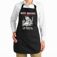Kitty Biscuits We Knead Em You Need Em Cat Lover Baking Apron
