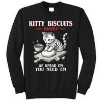 Kitty Biscuits We Knead Em You Need Em Cat Lover Baking Sweatshirt