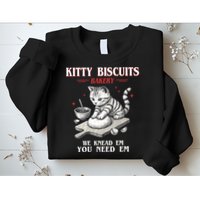 Kitty Biscuits We Knead Em You Need Em Cat Lover Baking Sweatshirt