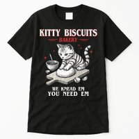 Kitty Biscuits We Knead Em You Need Em Cat Lover Baking Tall T-Shirt